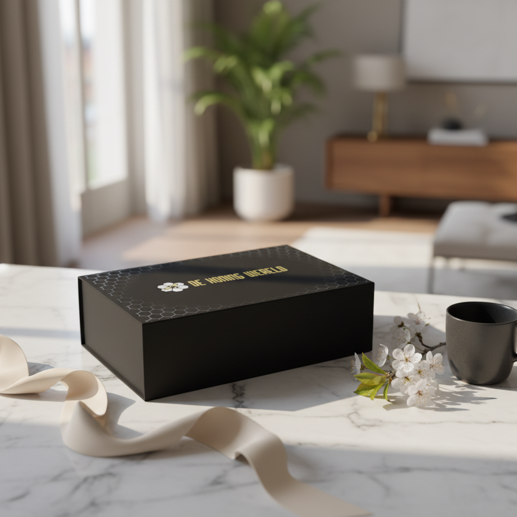De Honing Wereld gift box - elegant setting